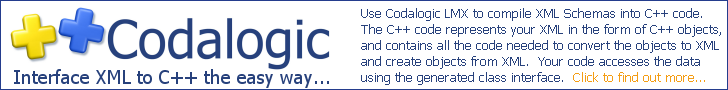 Interface XML to C++ the easy way using Codalogic LMX